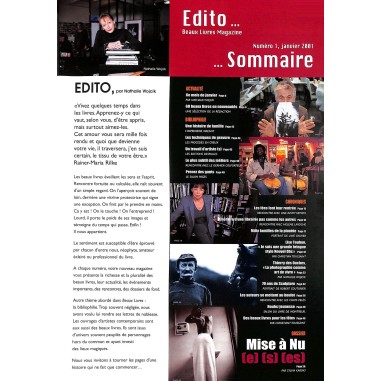 Beaux Livres Magazine |Premier Numéro