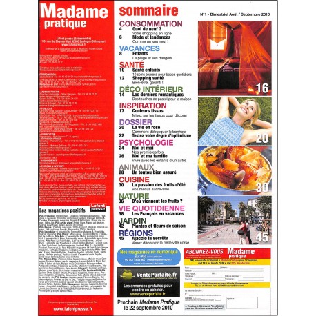 MADAME PRATIQUE |Premier Numéro