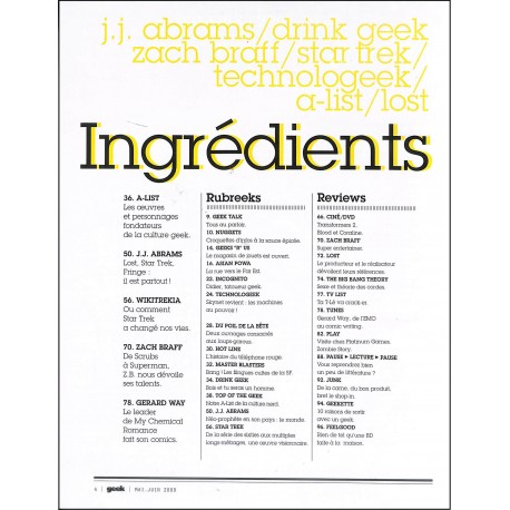 geek |Premier Numéro