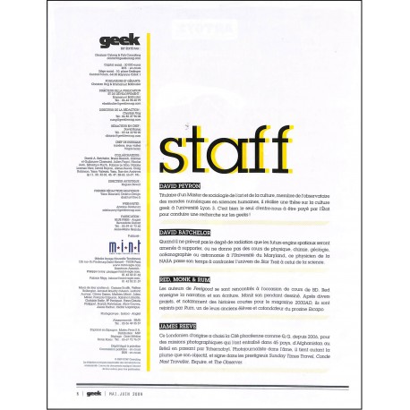 geek |Premier Numéro