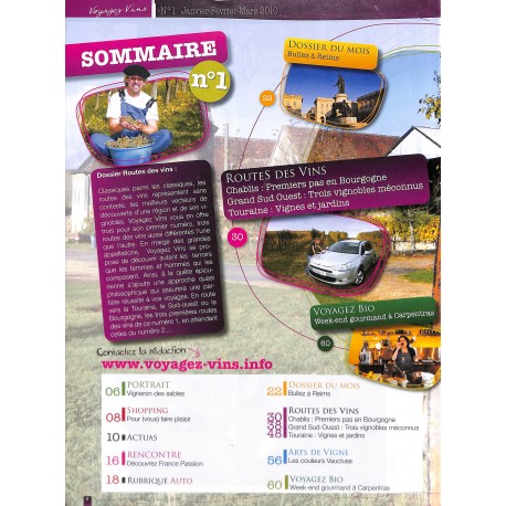 VOYAGEZ VINS |Premier Numéro