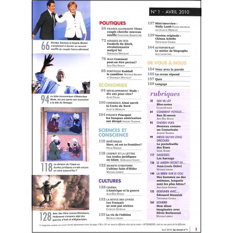 LA REVUE |Premier Numéro