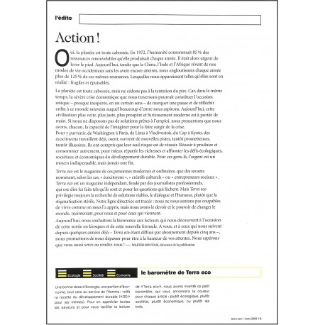 TERRAECO |Premier Numéro