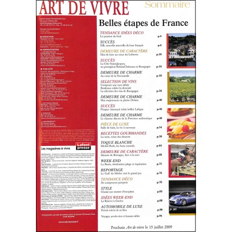 ART DE VIVRE |Premier Numéro