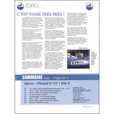 AUTO FLASH |Premier Numéro