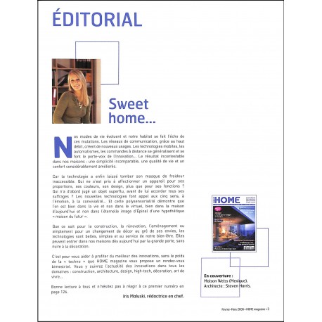 HOME magazine |Premier Numéro