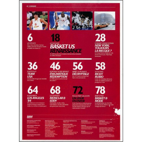 BAM BasketNewsAmerica |Premier Numéro