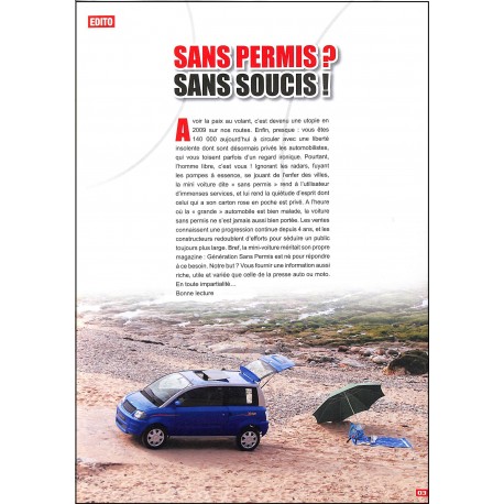 GÉNÉRATION SANS PERMIS |Premier Numéro