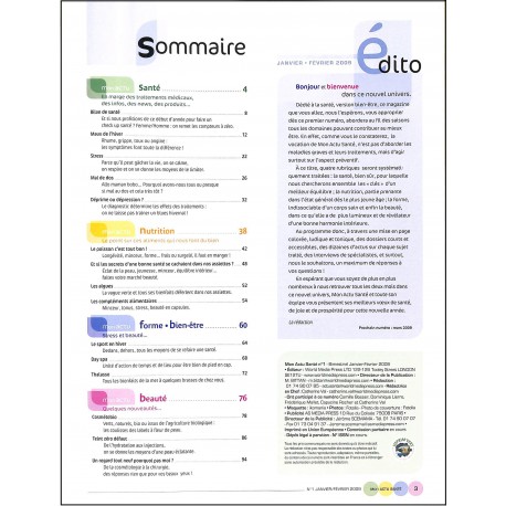 MON ACTU SANTÉ |Premier Numéro