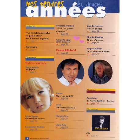 Nos tendres et douces années |Premier Numéro