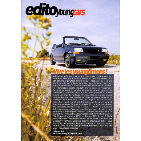 YOUNG CARS |Premier Numéro