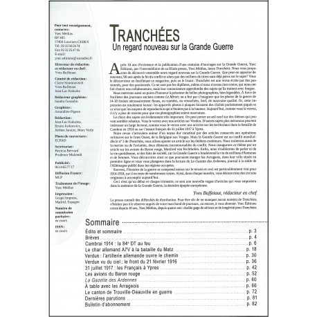 TRANCHÉES |Premier Numéro