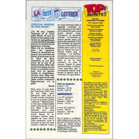 TOP secrets |Premier Numéro