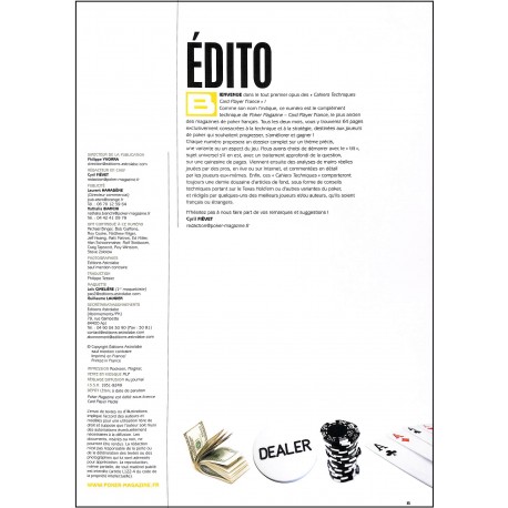 LES CAHIERS TECHNIQUES CARDPLAYER FRANCE |Premier Numéro