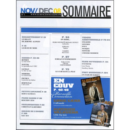SURFACE FOOTBALL MAGAZINE |Premier Numéro