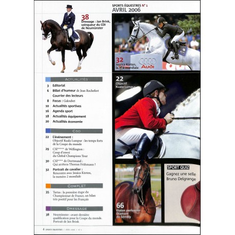 SPORTS EQUESTRES |Premier Numéro