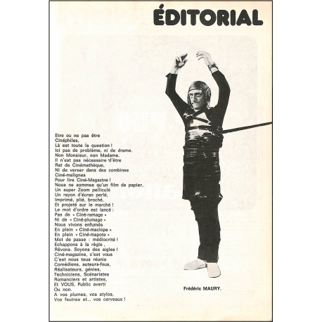 CINÉ MAGAZINE |Premier Numéro