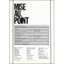 MISE AU POINT |Premier Numéro