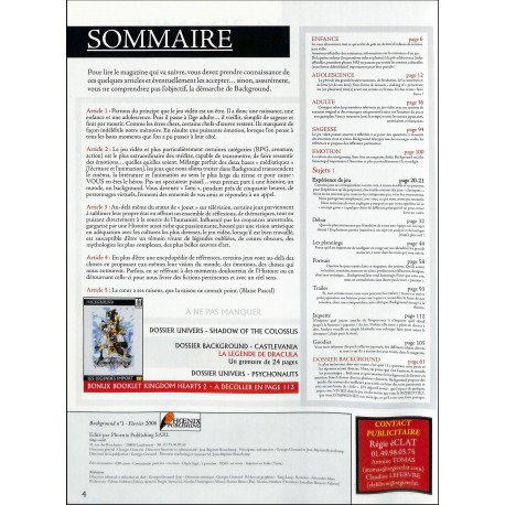 BACKGROUND |Premier Numéro