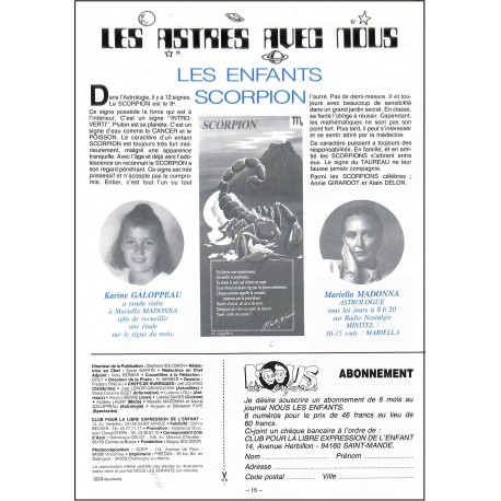 NOUS LES ENFANTS |Premier Numéro