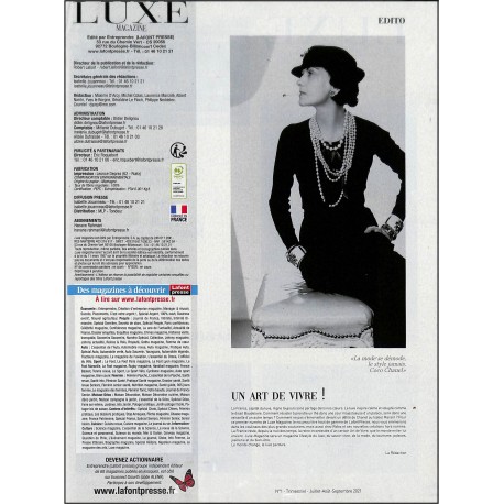 LUXE MAGAZINE |Premier Numéro