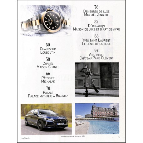 LUXE MAGAZINE |Premier Numéro