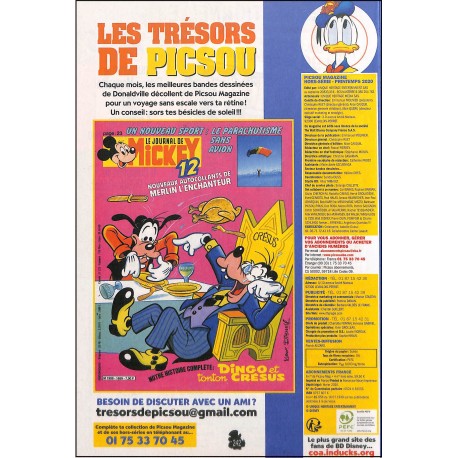 LE COFFRE DE PICSOU |Premier Numéro