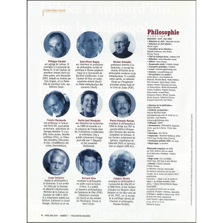 Philosophie |Premier Numéro