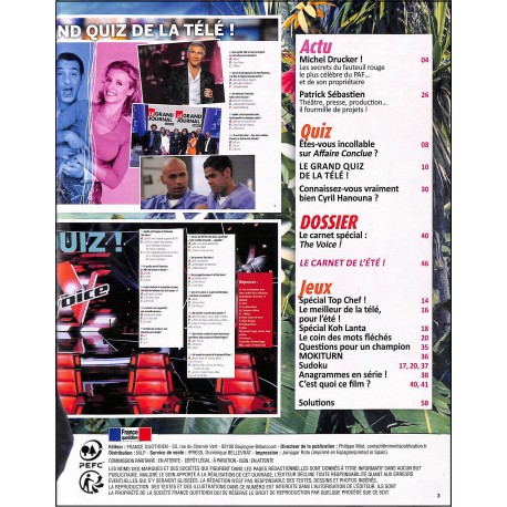 TÉLÉ SPÉCIAL JEUX |Premier Numéro