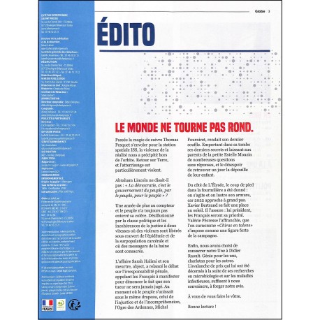 GLOBE |Premier Numéro