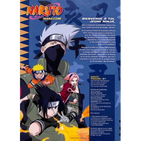 NARUTO MAGAZINE |Premier Numéro