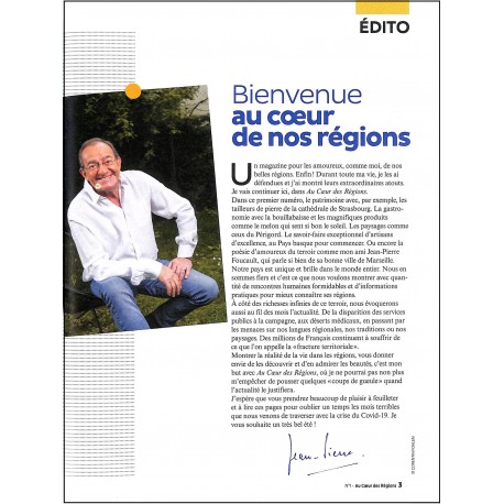 AU COEUR DES RÉGIONS |Premier Numéro