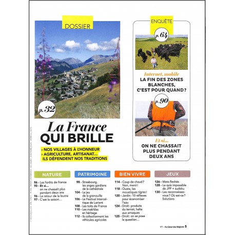 AU COEUR DES RÉGIONS |Premier Numéro