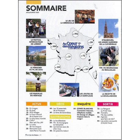 AU COEUR DES RÉGIONS |Premier Numéro
