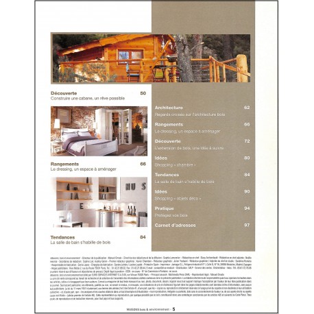 MAISONS BOIS ET  ENVIRONNEMENT |Premier Numéro