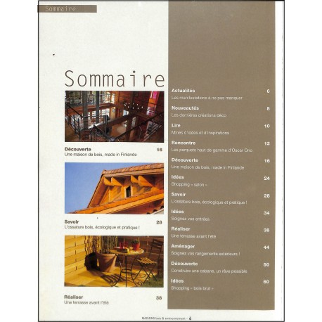 MAISONS BOIS ET  ENVIRONNEMENT |Premier Numéro