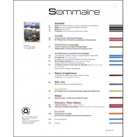 ECOLOGIK |Premier Numéro