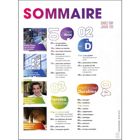 DÉCISIONS DURABLES |Premier Numéro