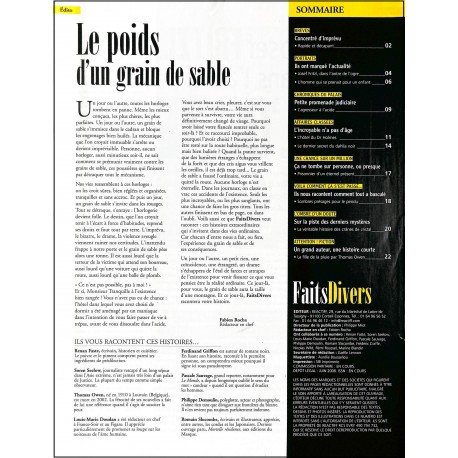 FAITS DIVERS |Premier Numéro