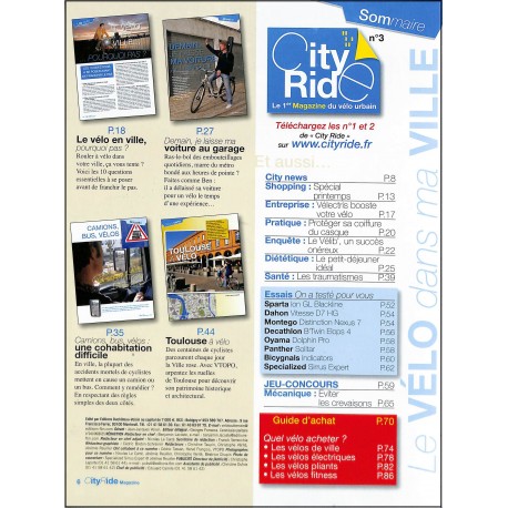CITY RIDE |Premier Numéro