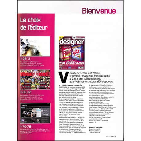 ADVANCED WEB |Premier Numéro