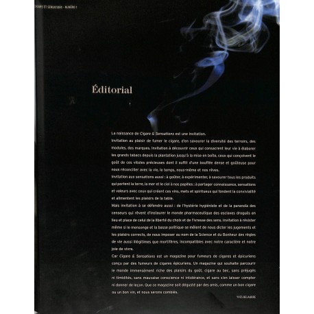 cigare & sensation |Premier Numéro