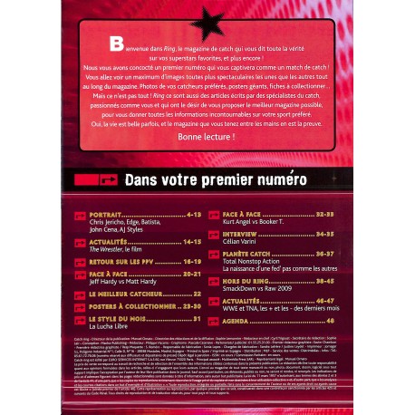 CATCH RING |Premier Numéro