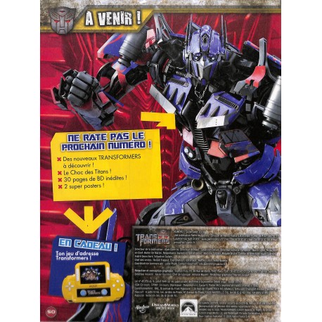 TRANSFORMERS |Premier Numéro