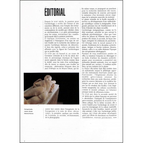 ARCHEOLOGUE NOUVELLE |Premier Numéro