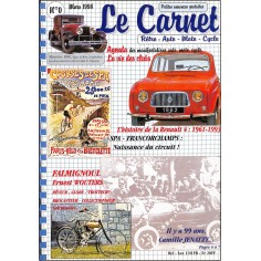 LE CARNET RÉTRO : AUTO-MOTO-CYCLE |Premier Numéro