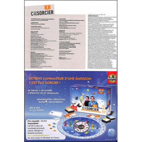 C'EST PAS SORCIER |Premier Numéro