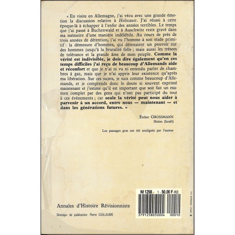ANNALES D'HISTOIRE REVISIONNISTE |Premier Numéro