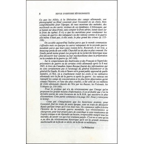 REVUE D'HISTOIRE RÉVISIONNISTE |Premier Numéro