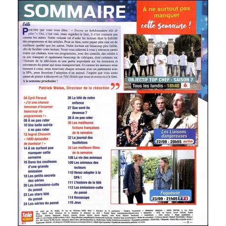 TÉLÉ HEBDO |Premier Numéro